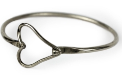 Cheryl Oknefski - Nickel Heart Bracelet