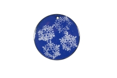 Wes Carnahan - Christmas Ornament With Snowflakes